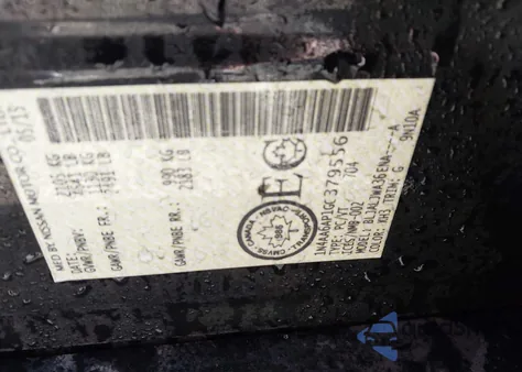 2016 Nissan Maxima 3.5 Platinum/3.5 S/3.5 Sl/3.5 Sr/3.5 Sv z USA, uszkodzony, nr VIN 1N4AA6AP1GC379556